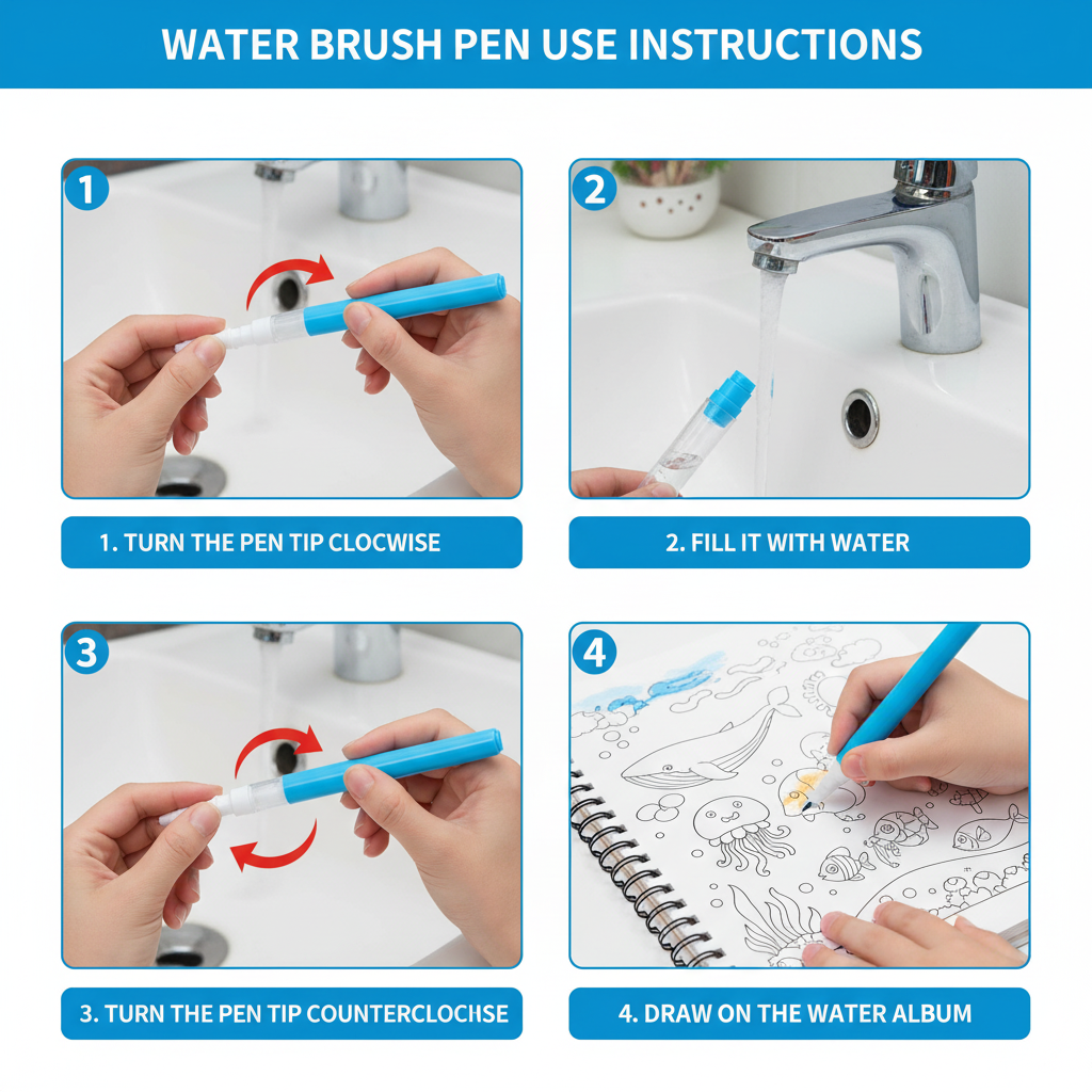 Water Brush Pen Instructions - High Quality