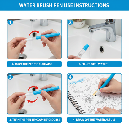 Water Brush Pen Instructions - High Quality